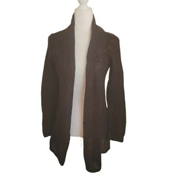 Wooden Ships Sweaters - Wooden Ships Mohair Blend Black Cardigan Sweater Size Small/Medium